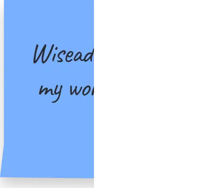 Wise Easier Work First Half
